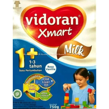 Vidoran Xmart Susu 1-3 tahun Madu 725g
